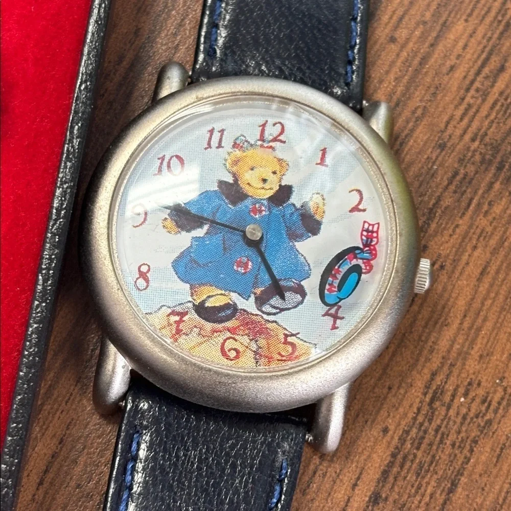 The Muffy Vanderbear Collection Bundle Set of 2 Watches Leather Band WORKING